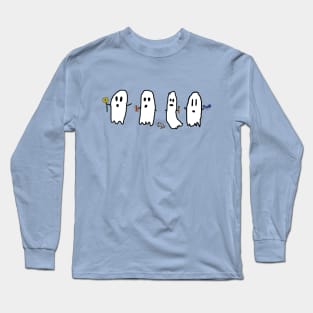 Under the Rug Ghosts Long Sleeve T-Shirt